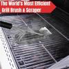 imageKITCHEN PERFECTION Safe Wire Grill Brush for Outdoor Grill wGrill Scraper ampamp Grill Mat Grill Cleaning Kit Extended Handle BBQ Brush for Effortless Grill Cleaning Grill Cleaner Brush Barbecue Tools