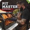 imageKITCHEN PERFECTION Silicone Smoker Oven Gloves Extreme Heat Resistant BBQ Gloves Handle Hot Food Right on Your Smoker Grill Fryer PitWaterproof Oven Mitts Grill Gloves Superior Value Set3 BonusesGray