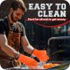 imageKITCHEN PERFECTION Silicone Smoker Oven Gloves Extreme Heat Resistant BBQ Gloves Handle Hot Food Right on Your Smoker Grill Fryer PitWaterproof Oven Mitts Grill Gloves Superior Value Set3 BonusesOrange Flame