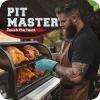 imageKITCHEN PERFECTION Silicone Smoker Oven Gloves Extreme Heat Resistant BBQ Gloves Handle Hot Food Right on Your Smoker Grill Fryer PitWaterproof Oven Mitts Grill Gloves Superior Value Set3 BonusesTurquoise
