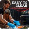 imageKITCHEN PERFECTION Silicone Smoker Oven Gloves Extreme Heat Resistant BBQ Gloves Handle Hot Food Right on Your Smoker Grill Fryer PitWaterproof Oven Mitts Grill Gloves Superior Value Set3 BonusesBlue