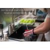 imageKITCHEN PERFECTION Silicone Smoker Oven Gloves Extreme Heat Resistant BBQ Gloves Handle Hot Food Right on Your Smoker Grill Fryer ampamp Pit  Waterproof Oven Mitts Superior Value Set3 BonusesUs Flag