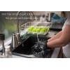 imageKITCHEN PERFECTION Silicone Smoker Oven Gloves Extreme Heat Resistant BBQ Gloves Handle Hot Food Right on Your Smoker Grill Fryer ampamp Pit  Waterproof Oven Mitts Superior Value Set3 BonusesDeep Black