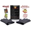imageKITCHEN PERFECTION Silicone Smoker Oven Gloves Extreme Heat Resistant BBQ Gloves Handle Hot Food Right on Your Smoker Grill Fryer ampamp Pit  Waterproof Oven Mitts Superior Value Set3 BonusesClassic Gray