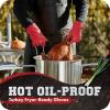 imageKITCHEN PERFECTION Silicone Smoker Oven Gloves Extreme Heat Resistant BBQ Gloves Handle Hot Food Right on Your Smoker Grill Fryer ampamp Pit  Waterproof Oven Mitts Superior Value Set3 BonusesRed