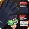 imageKITCHEN PERFECTION Silicone Smoker Oven Gloves Extreme Heat Resistant BBQ Gloves Handle Hot Food Right on Your Smoker Grill Fryer ampamp Pit  Waterproof Oven Mitts Superior Value Set3 BonusesRoyal Blue