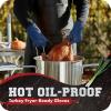 imageKITCHEN PERFECTION Silicone Smoker Oven Gloves Extreme Heat Resistant BBQ Gloves Handle Hot Food Right on Your Smoker Grill Fryer ampamp Pit  Waterproof Oven Mitts Superior Value Set3 BonusesNavy