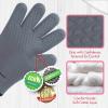 imageKITCHEN PERFECTION Silicone Smoker Oven Gloves For Women Extreme Heat Resistant BBQ Gloves Handle Hot Food Right on Your Smoker Grill FryerWaterproof Oven Mitts Grill Gloves Superior Set3 BonusesLight Gray