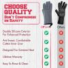imageKITCHEN PERFECTION Silicone Smoker Oven Gloves For Women Extreme Heat Resistant BBQ Gloves Handle Hot Food Right on Your Smoker Grill FryerWaterproof Oven Mitts Grill Gloves Superior Set3 BonusesLight Gray