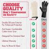 imageKITCHEN PERFECTION Silicone Smoker Oven Gloves For Women Extreme Heat Resistant BBQ Gloves Handle Hot Food Right on Your Smoker Grill FryerWaterproof Oven Mitts Grill Gloves Superior Set3 BonusesCream