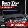 imageKitchen perfection 36quot Premium Silicone Griddle Cover Mat for Blackstone Griddle 36 Inch  Hermetic Protection from Rust ampamp Debris All Year Fits All Blackstone 36 Inch Models  Food Grade SiliconeBlack