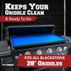 imageKitchen perfection 36quot Premium Silicone Griddle Cover Mat for Blackstone Griddle 36 Inch  Hermetic Protection from Rust ampamp Debris All Year Fits All Blackstone 36 Inch Models  Food Grade SiliconeClassic Blue