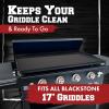 imageKitchen perfection 36quot Premium Silicone Griddle Cover Mat for Blackstone Griddle 36 Inch  Hermetic Protection from Rust ampamp Debris All Year Fits All Blackstone 36 Inch Models  Food Grade SiliconeBlack