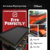 imageKitchen perfection 36quot Premium Silicone Griddle Cover Mat for Blackstone Griddle 36 Inch  Hermetic Protection from Rust ampamp Debris All Year Fits All Blackstone 36 Inch Models  Food Grade SiliconeBlack