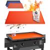 imageKitchen perfection 36quot Premium Silicone Griddle Cover Mat for Blackstone Griddle 36 Inch  Hermetic Protection from Rust ampamp Debris All Year Fits All Blackstone 36 Inch Models  Food Grade SiliconeOrange