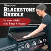 imageKitchen perfection 36quot Premium Silicone Griddle Cover Mat for Blackstone Griddle 36 Inch  Hermetic Protection from Rust ampamp Debris All Year Fits All Blackstone 36 Inch Models  Food Grade SiliconeBlack