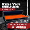 imageKitchen perfection 36quot Premium Silicone Griddle Cover Mat for Blackstone Griddle 36 Inch  Hermetic Protection from Rust ampamp Debris All Year Fits All Blackstone 36 Inch Models  Food Grade SiliconeOrange