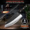 imageKitchen perfection Handmade Chefs Carving Knife For Meat Cutting Extremely Sharp Cooking Knife 8 Inch Hand Sharpen Best Gift For Men  High Carbon Steel wCanvas SheathHandmade Chefs Knife W Canvas Sheath