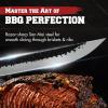 imageKitchen perfection Handmade Chefs Carving Knife For Meat Cutting Extremely Sharp Cooking Knife 8 Inch Hand Sharpen Best Gift For Men  High Carbon Steel wCanvas SheathHandmade Brisket Knife W Leather Sheath