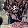 imageKitchen perfection Handmade Chefs Carving Knife For Meat Cutting Extremely Sharp Cooking Knife 8 Inch Hand Sharpen Best Gift For Men  High Carbon Steel wCanvas SheathHandmade Meat Cleaver W Canvas Sheath