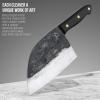 imageKitchen perfection Handmade Chefs Carving Knife For Meat Cutting Extremely Sharp Cooking Knife 8 Inch Hand Sharpen Best Gift For Men  High Carbon Steel wCanvas SheathHandmade Meat Cleaver W Canvas Sheath