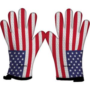 imageKITCHEN PERFECTION Silicone Smoker Oven Gloves Extreme Heat Resistant BBQ Gloves Handle Hot Food Right on Your Smoker Grill Fryer ampamp Pit  Waterproof Oven Mitts Superior Value Set3 BonusesUs Flag