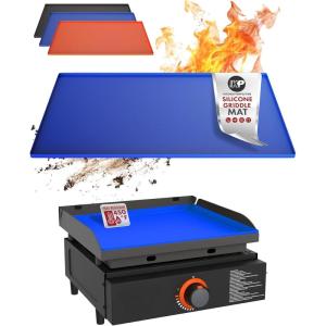 imageKitchen perfection 36quot Premium Silicone Griddle Cover Mat for Blackstone Griddle 36 Inch  Hermetic Protection from Rust ampamp Debris All Year Fits All Blackstone 36 Inch Models  Food Grade SiliconeClassic Blue