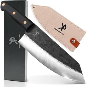 imageKitchen perfection Handmade Chefs Carving Knife For Meat Cutting Extremely Sharp Cooking Knife 8 Inch Hand Sharpen Best Gift For Men  High Carbon Steel wCanvas SheathHandmade Chefs Knife W Canvas Sheath