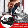 imageKP 3 in 1 BBQ Cleaner  Effortless Grill Brush ampamp Scraper wSmart Grip Handle  Bonus Metal Hanger ampamp Recipe eBooks