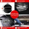 imageKP 3 in 1 BBQ Cleaner  Effortless Grill Brush ampamp Scraper wSmart Grip Handle  Bonus Metal Hanger ampamp Recipe eBooks