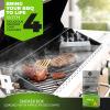imageKITCHEN PERFECTION Smoker Box For Gas Grill  Bbq Wood Chip Smoker Box PreFilled with Apple Wood Chips Adds Delicious Smokey Flavor on Propane ampamp Pellet Grill