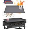 imageKITCHEN PERFECTION Ultimate Kit for Blackstone Griddle 28 Inch  Silicone Griddle Cover Mat  Griddle Accessories Mat  2 PCS Silicone Grease Cup Liners Hermetic Protection from Rust ampamp Debris All YearGray