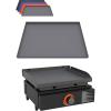 imageKITCHEN PERFECTION Ultimate Kit for Blackstone Griddle 28 Inch  Silicone Griddle Cover Mat  Griddle Accessories Mat  2 PCS Silicone Grease Cup Liners Hermetic Protection from Rust ampamp Debris All YearGray