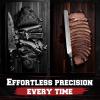 imageKitchen perfection 12 Brisket Knife for Carving ampamp Slicing Meat  Ultra Sharp Premium German Steel Granton Edge with Sheath Full Tang Ergonomic HandleFor BBQ Turkey ampamp Ribs Grilling Gifts for Men