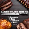 imageKitchen perfection 12 Brisket Knife for Carving ampamp Slicing Meat  Ultra Sharp Premium German Steel Granton Edge with Sheath Full Tang Ergonomic HandleFor BBQ Turkey ampamp Ribs Grilling Gifts for Men