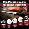 imageKitchen perfection 6 Boning Knife for Meat Cutting ampamp Filleting  Razor Sharp Premium German Steel Blade with Sheath  Full Tang Ergonomic Handle  Trim Debone Slice Meat Like a Pro BBQ Mens Gift