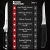 imageKitchen perfection 6 Boning Knife for Meat Cutting ampamp Filleting  Razor Sharp Premium German Steel Blade with Sheath  Full Tang Ergonomic Handle  Trim Debone Slice Meat Like a Pro BBQ Mens Gift