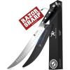imageKITCHEN PERFECTION 10 Butcher Knife for Meat Cutting ampamp TrimmingUltra Sharp Cimeter Breaking Carving Knife with Sheath Premium German SteelFull Tang Ergonomic Handle Perfect Grilling Gifts for Men