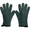 imageKITCHEN PERFECTION Silicone Smoker Oven Gloves Extreme Heat Resistant BBQ Gloves Handle Hot Food Right on Your Smoker Grill Fryer PitWaterproof Oven Mitts Grill Gloves Superior Value Set3 BonusesHunter Green